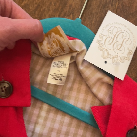 NWT TBBC Lawson Longall (Corduroy) Richmond Red - Reverseable - 4T - price firm - Picture 4 of 7